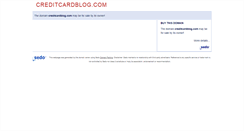 Desktop Screenshot of creditcardblog.com
